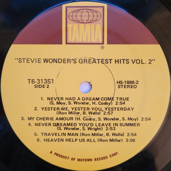 Stevie Wonder - Stevie Wonder's Greatest Hits Vol. 2 (LP) - Discogs image 4