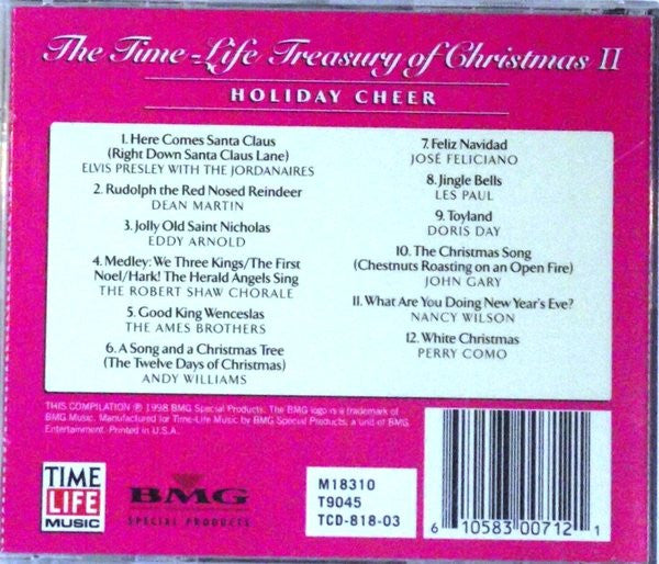 Various - The Time Life Treasury Of Christmas II (Holiday Cheer) (CD) - Discogs image 2