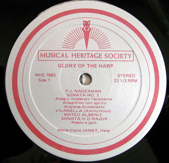 Marie-Claire Jamet - The Glory Of The Harp (LP) - Discogs image 3