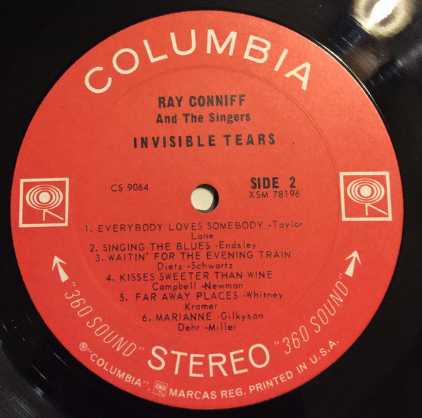 Ray Conniff And The Singers - Invisible Tears (LP) - Discogs image 4