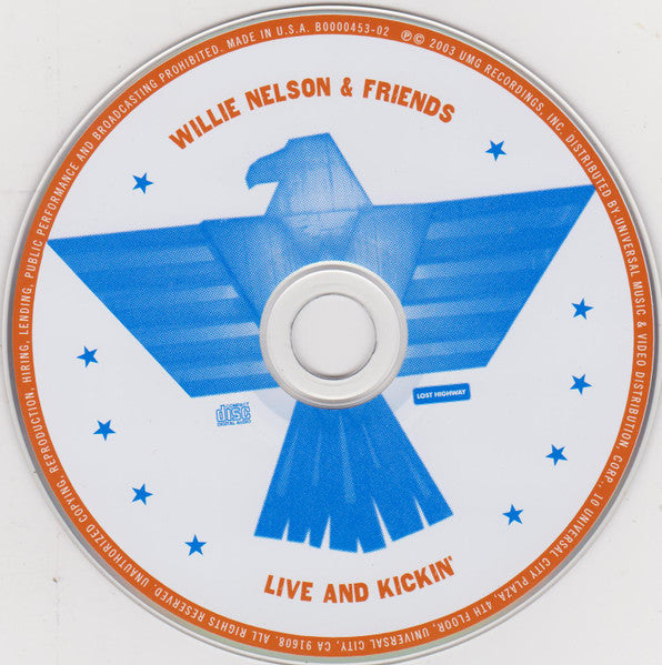 Willie Nelson & Guests - Live And Kickin' (CD) - Discogs image 3