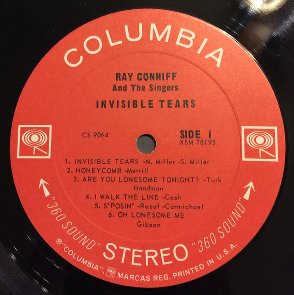 Ray Conniff And The Singers - Invisible Tears (LP) - Discogs image 3