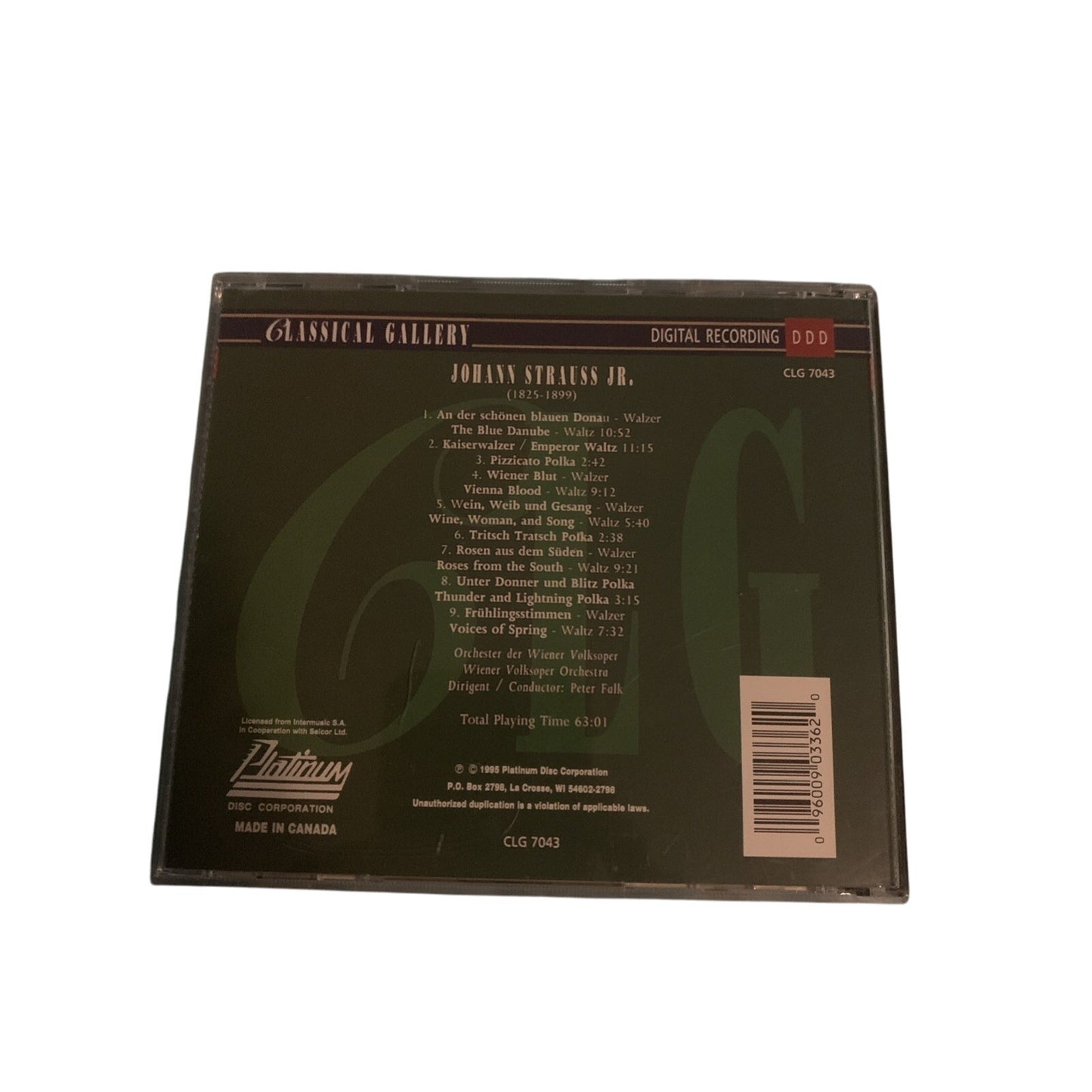 Johann Strauss - Waltzes and Polkas (CD, 1995, VG)