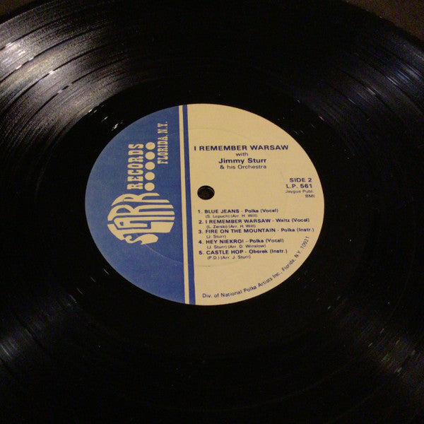 Jimmy Sturr And His Orchestra : I Remember Warsaw (LP, Album)