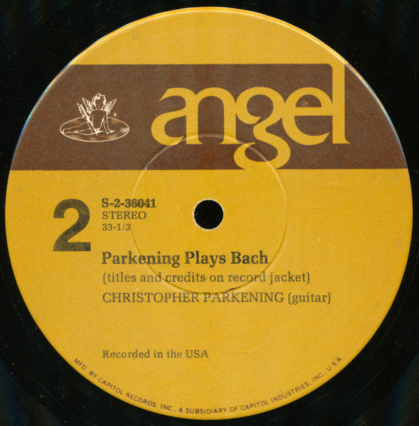 Christopher Parkening : Parkening Plays Bach (LP, Album)