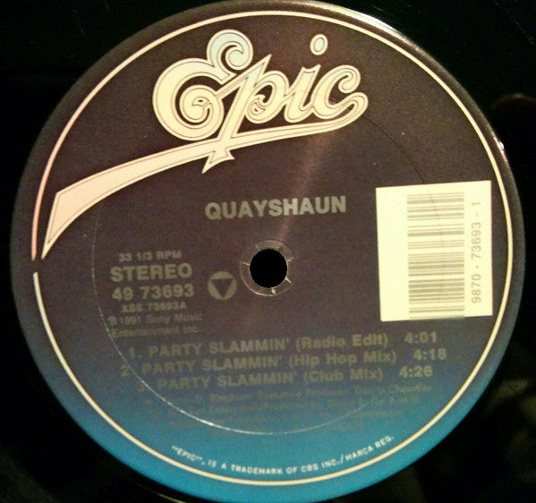 Quayshaun : Party Slammin' (12")
