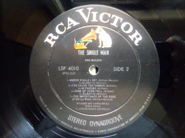 Rod McKuen : The Single Man (LP, Album, Ind)