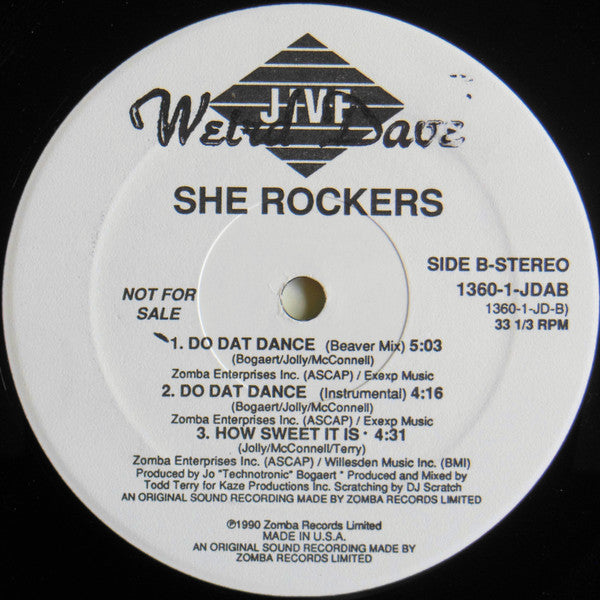 She Rockers : Do Dat Dance (12", Promo)