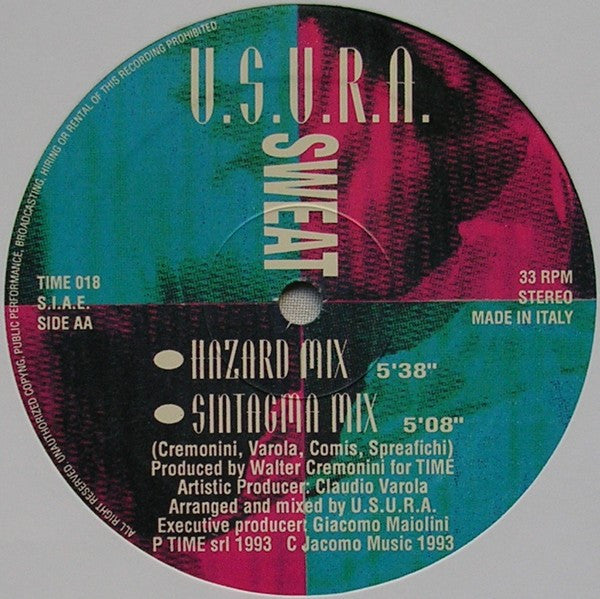 U.S.U.R.A. : Sweat (12")