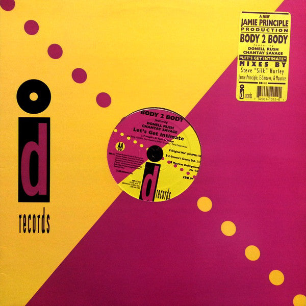 Body 2 Body Featuring Donnell Rush & Chantay Savage : Let's Get Intimate (12")
