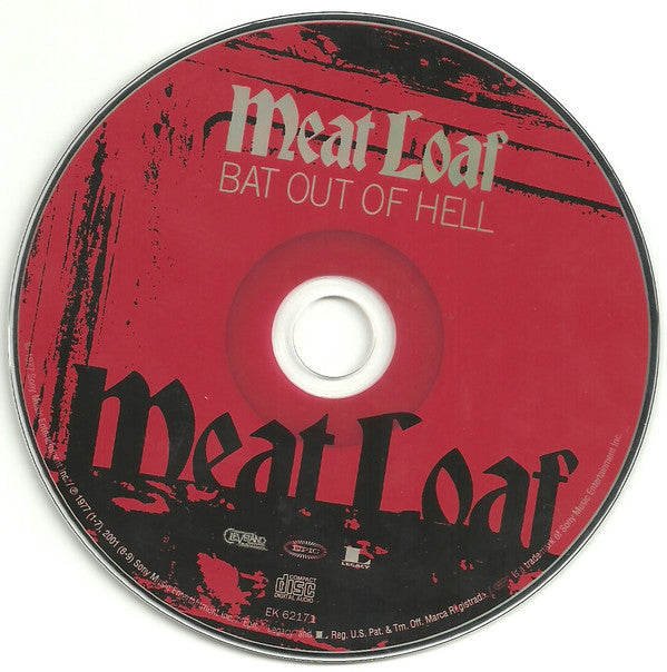 Meat Loaf : Bat Out Of Hell (CD, Album, Club, RE, RM)