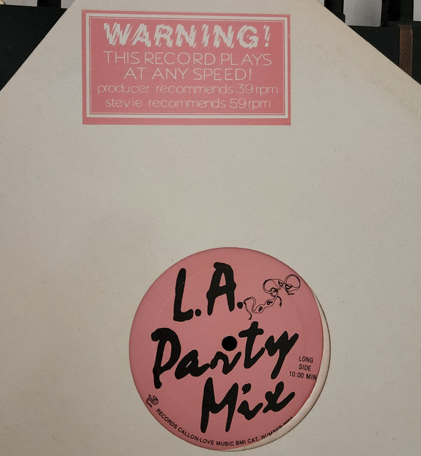 Unknown Artist : L.A. Party Mix (12")