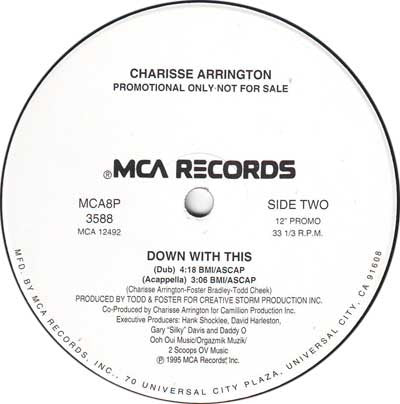 Charisse Arrington : Down With This (12", Promo)