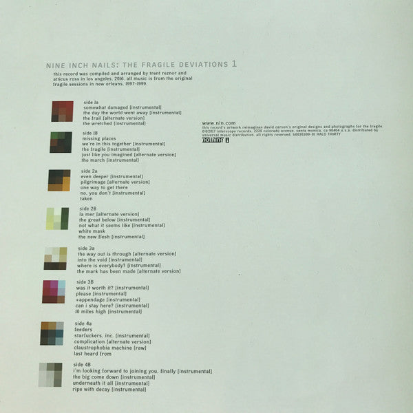 Nine Inch Nails : The Fragile: Deviations 1 (4xLP, Ltd, RM)