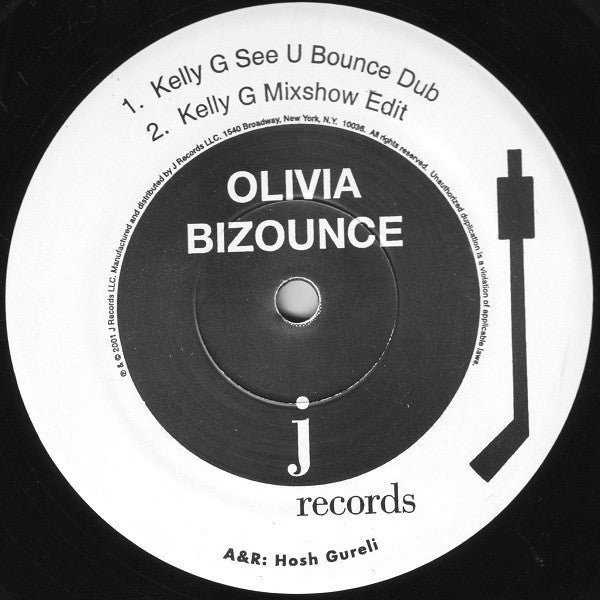 Olivia : Bizounce (12", Promo)