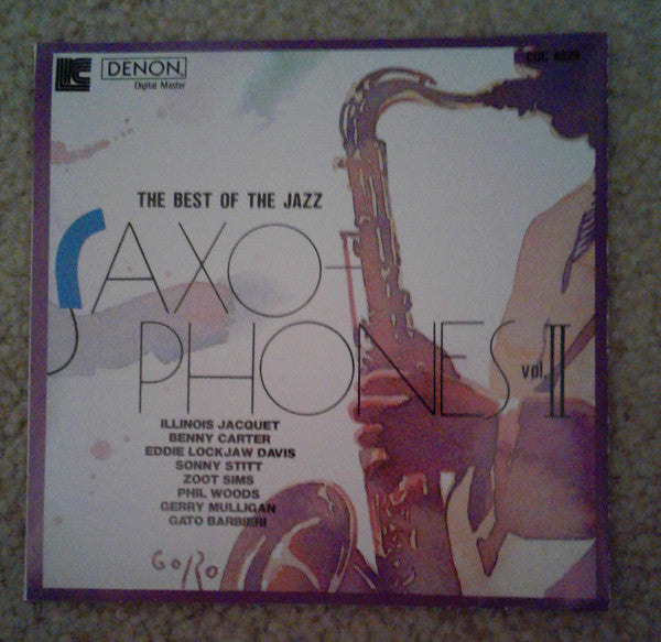 Various : The Best Of The Jazz Saxophones Vol. II (CD, Comp)