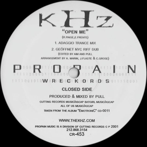 KHZ : Open Me (12")