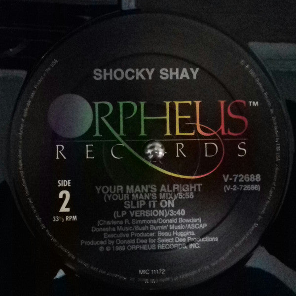 Shocky Shay : Your Man's Alright (12")