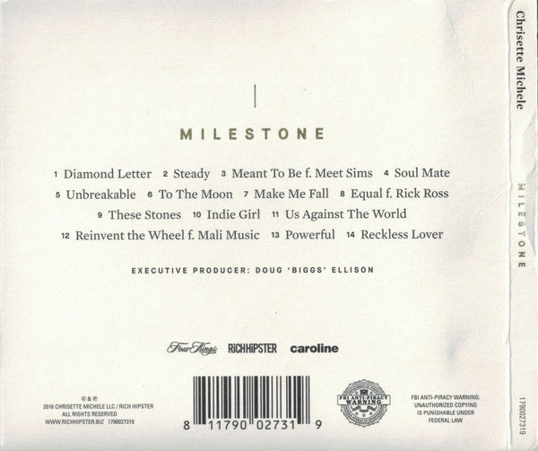 Chrisette Michele : Milestone (CD, Album, Dig)