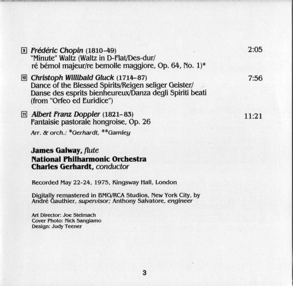 James Galway : Man With The Golden Flute (CD, Album, RE, RM)