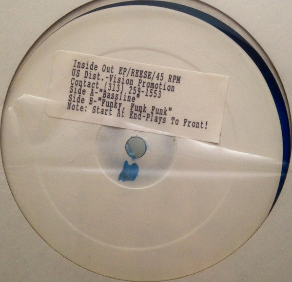 Reese : Inside-Out (12", W/Lbl, Blu)
