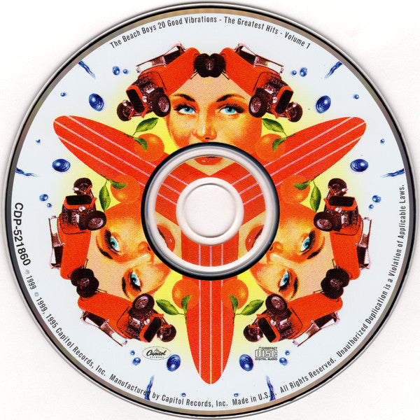 The Beach Boys : 20 Good Vibrations - The Greatest Hits - Volume 1 (CD, Comp, Club, RE)
