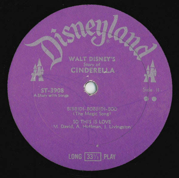 Various : Walt Disney's Cinderella (LP, Album, RE, Gat)