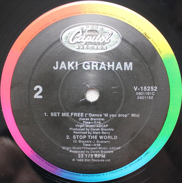 Jaki Graham : Set Me Free (12")