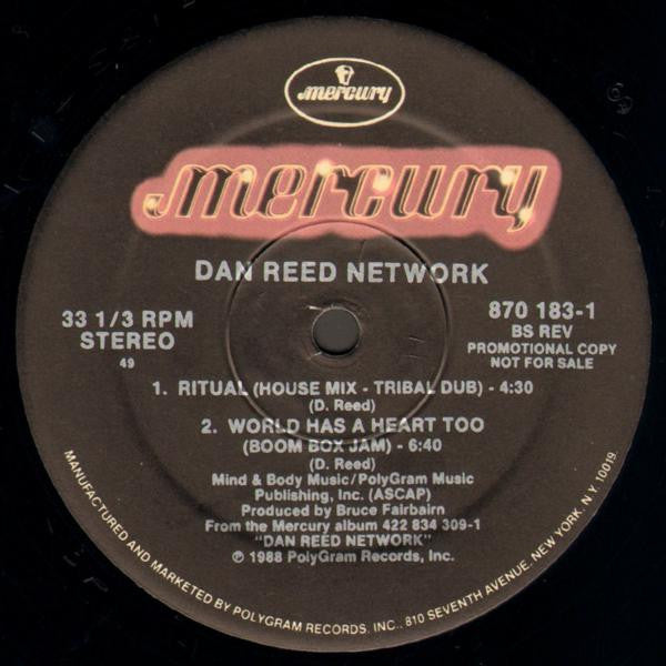 Dan Reed Network : Ritual (12", Single, Promo)