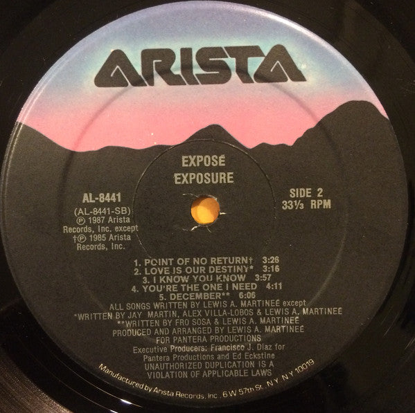 Exposé : Exposure (LP, Album, Hau)