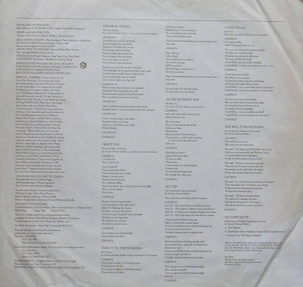 Narada Michael Walden : Victory (LP, Album, Spe)