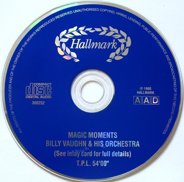 Billy Vaughn And His Orchestra : Magic Moments (CD, Comp)