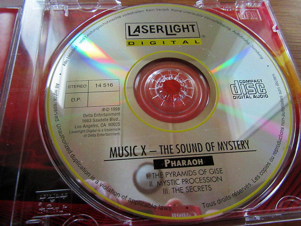 The Mystic Sound Orchestra : Music X - The Sound Of Mystery - Pharaoh (2xCD, Comp)