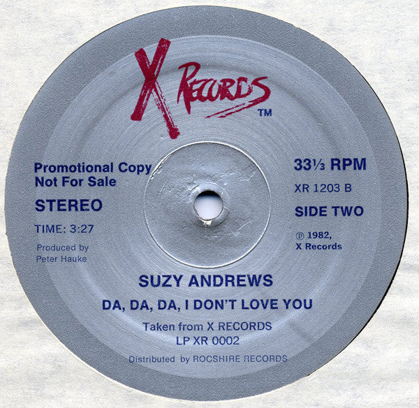 Suzy Andrews : Der Komissar-Don't Turn Around (12", Promo)