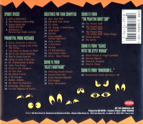 Various : Son Of Scary Sound Effects (CD, Album)