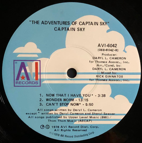 Captain Sky : The Adventures Of Captain Sky (LP, Album, NAM)