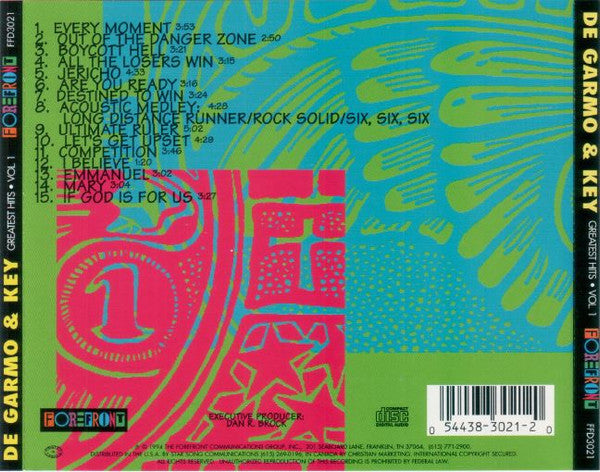 DeGarmo & Key : Greatest Hits - Volume 1 (CD, Comp)
