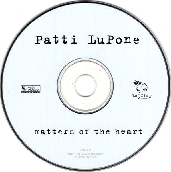 Patti LuPone : Matters Of The Heart (CD, Album)