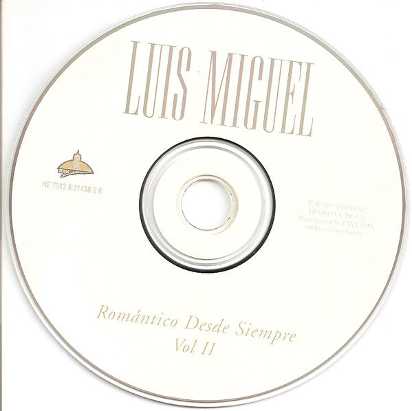 Luis Miguel : Romántico Desde Siempre Vol. II (CD, Album, Comp)