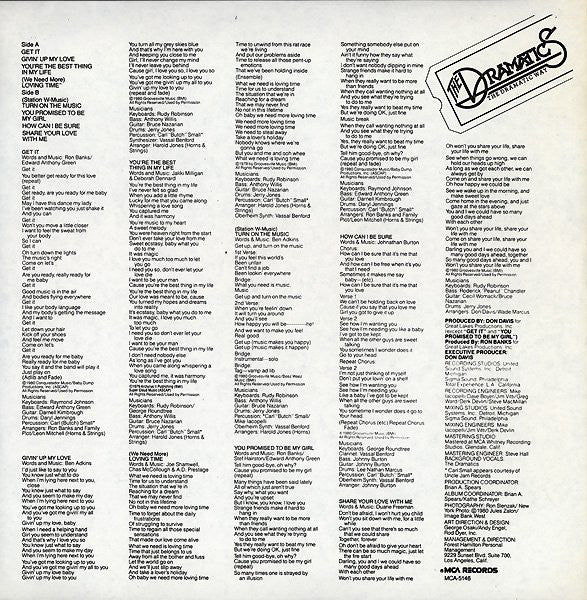 The Dramatics : The Dramatic Way (LP, Album)