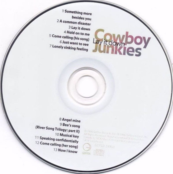 Cowboy Junkies : Lay It Down (CD, Album)