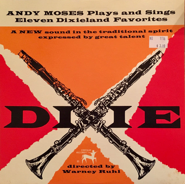 Andy Moses : Andy Moses Plays and Sings Eleven Dixieland Favorites (LP, Album)