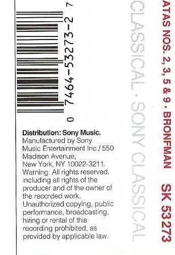 Sergei Prokofiev, Yefim Bronfman : Piano Sonatas No. 2, 3, 5 & 9 (CD, Album)