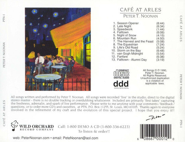 Peter T. Noonan : Café At Arles (CD, Album)