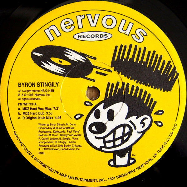 Byron Stingily : Don't Fall In Love (12")