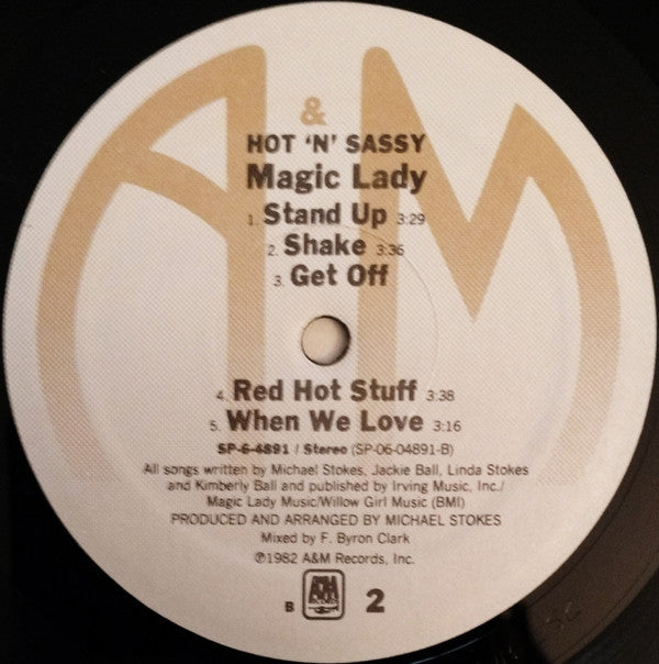 Magic Lady : Hot 'n' Sassy (LP, Album, B)