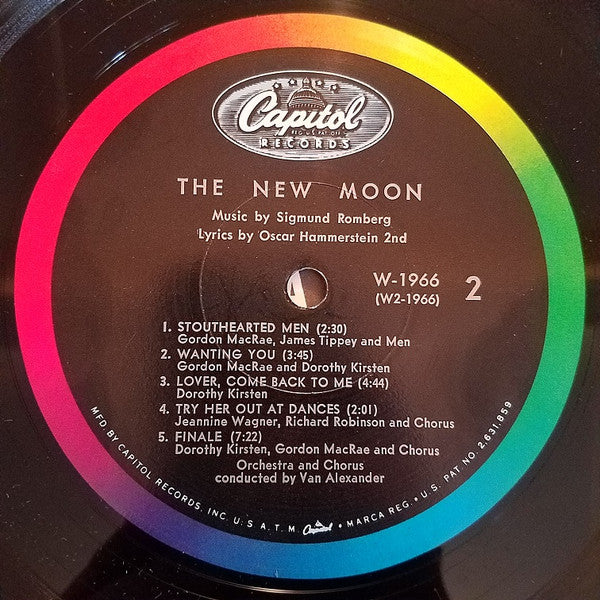 Gordon MacRae, Dorothy Kirsten, The Roger Wagner Chorale : The New Moon (LP, Album, Mono)