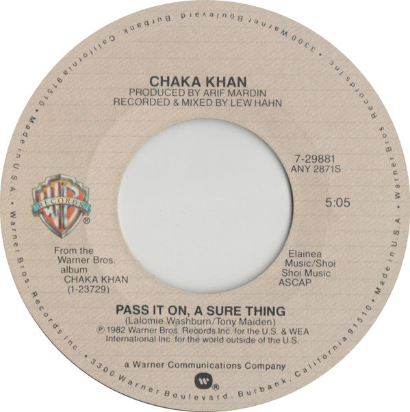 Chaka Khan : Got To Be There (7")