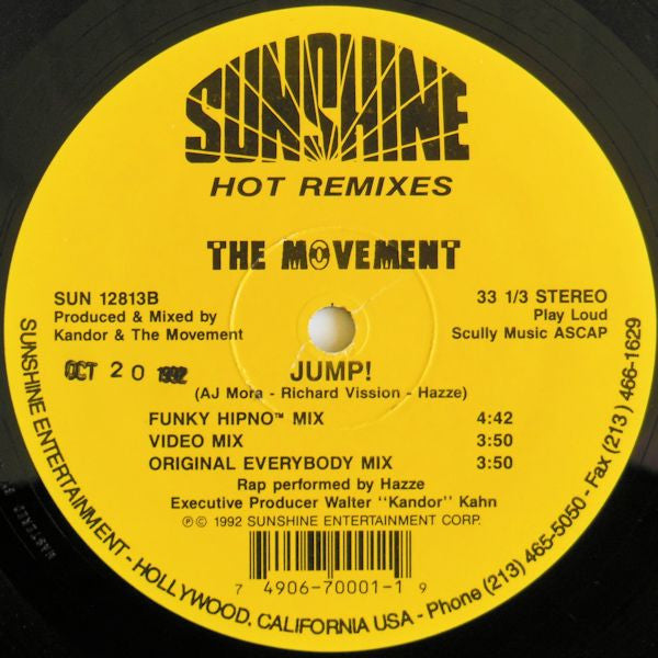 The Movement (3) : Jump! (Hot Remixes) (12")