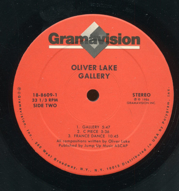 Oliver Lake : Gallery (LP, Album)